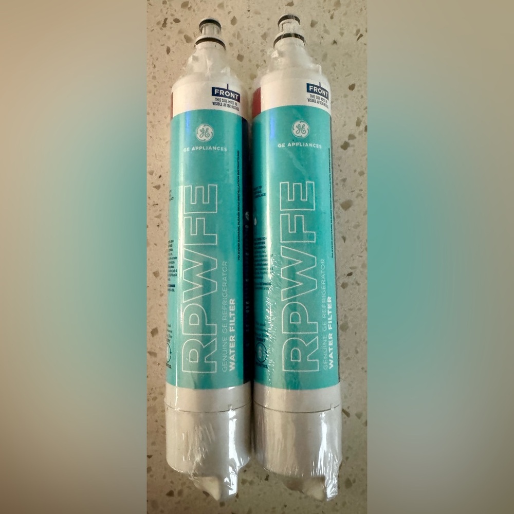 GE Appliances RPWFE genuine water fridge filters x2 brand new - Picture 3 of 11